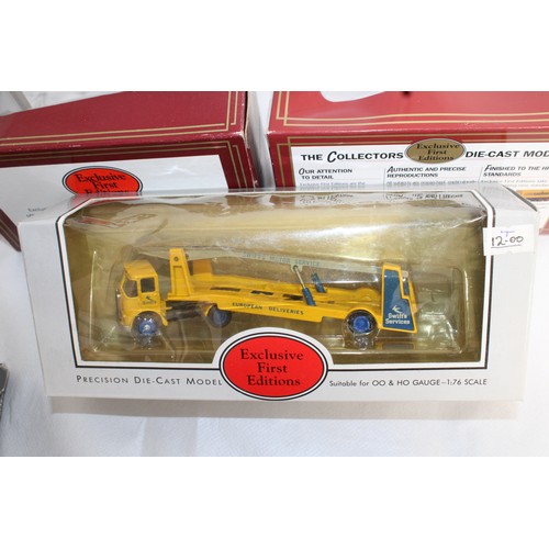 726 - 4 x Collectable Die-Cast Models Inc-Exclusive First Editions Swift's Services Transporter 13002/CORG... 