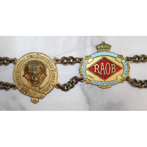 49 - Collectable Vintage Masonic Decorative Belt Pieces...