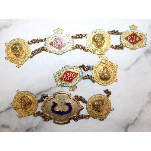 61 - Collectable Vintage Masonic Decorative Belt Insignia...