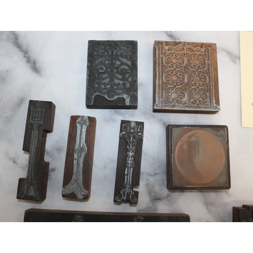 64 - Hyders Ltd Printing Blocks For Artistic Wrought Ironwork