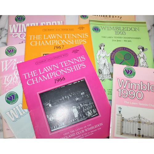 685 - Quantity Of Collectable Magazines/ Programmes Wimbledon & The Lawn Tennis Championships Between 1966... 