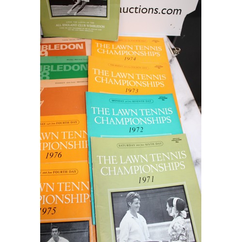 685 - Quantity Of Collectable Magazines/ Programmes Wimbledon & The Lawn Tennis Championships Between 1966... 