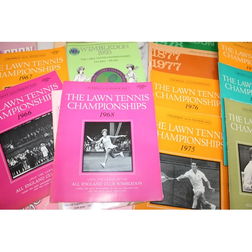 685 - Quantity Of Collectable Magazines/ Programmes Wimbledon & The Lawn Tennis Championships Between 1966... 