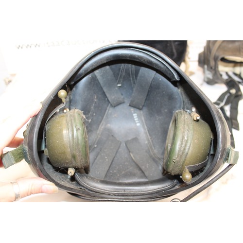 293 - 4 x Aircraft Helmets/Caps