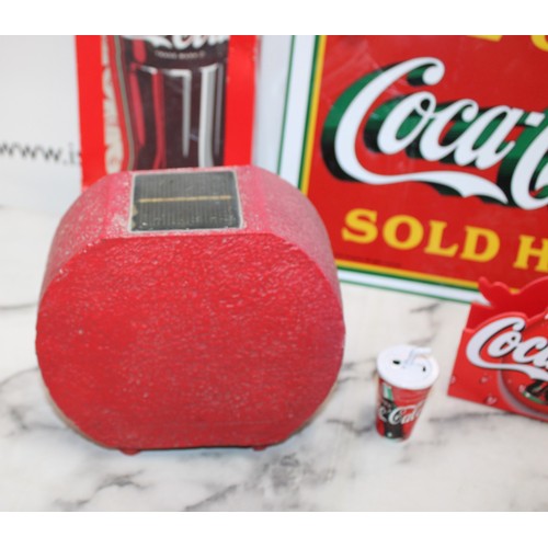 68 - Collection Of Coca Cola Items Inc- Ice Bucket/Glasses/Sign/Bottle Opener Boxed Etc
Collection Only...