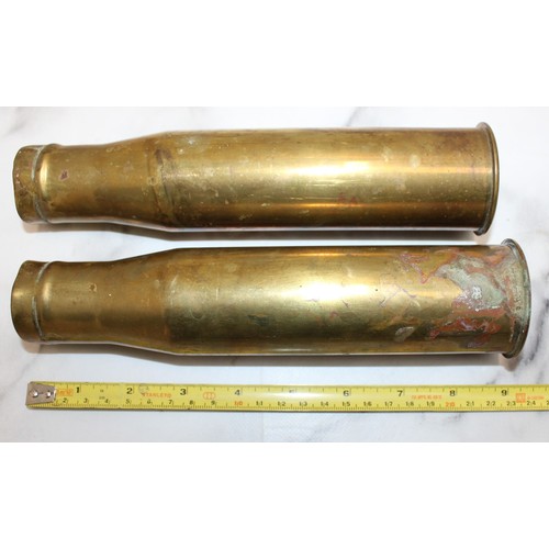 299 - 2 x 1942 Brass Shells