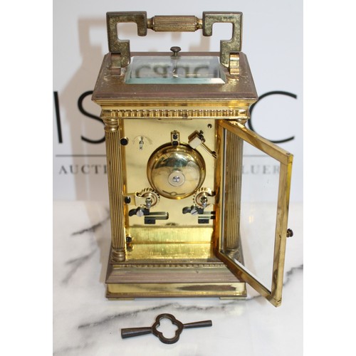 257 - CHARLES FRODSHAM Carriage Clock With Key
COLLECTION ONLY