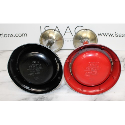 284 - 2 x Collectable Retro Ashtrays By Ianthe H:37cm