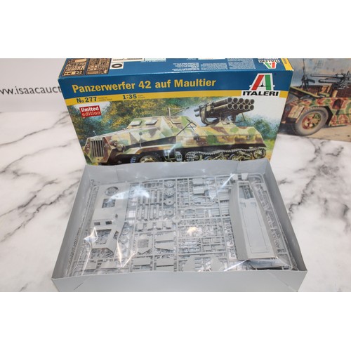 771 - 3 x Boxed ITALERI Model Kits