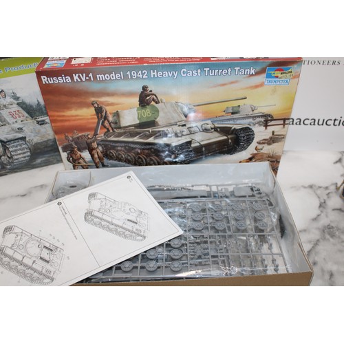 772 - 3 x Boxed Model Kits Inc- DRAGON/ TRUMPETER /ITALERI