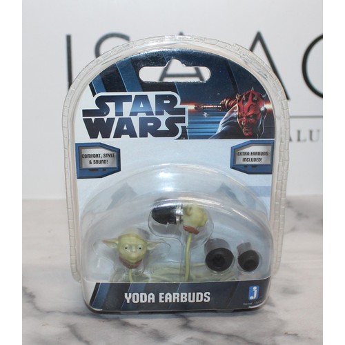 783 - Collectable Star Wars R2D2, BB-8 And Yoda EarBuds
Untested
In Original Packaging