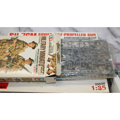 792 - Selection Of Boxed Model Kits Etc Various Conditions Not Checked Inc- Academy/MiniArt/Hobby Boss/IBG... 