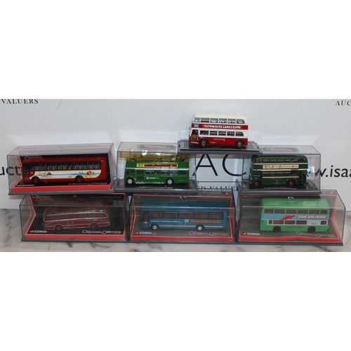 798 - 7 Boxed & Unboxed CORGI Original Omnibus Models