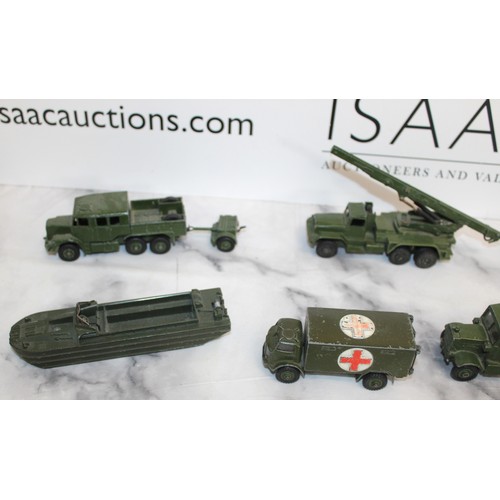 803 - Selection Of Dinky Toys & Dinky Supertoys Military Vehicles