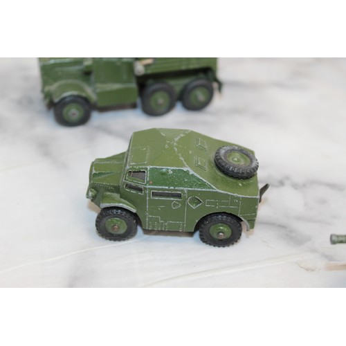 803 - Selection Of Dinky Toys & Dinky Supertoys Military Vehicles