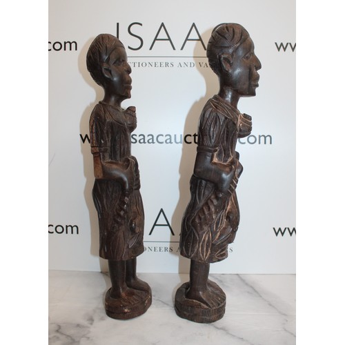 13 - Wooden Carved Figures
Height Of Tallest 45cm...