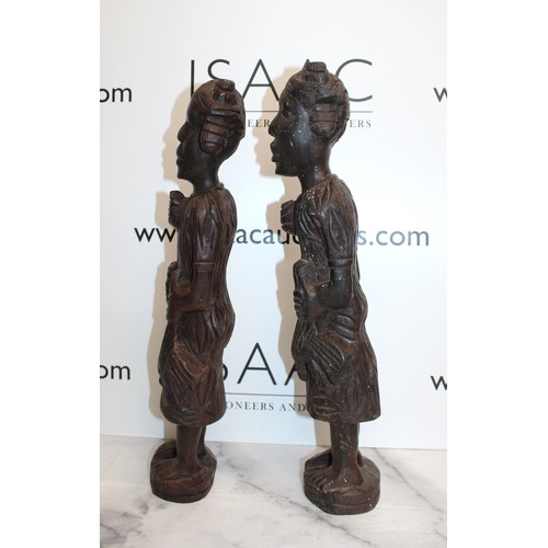 13 - Wooden Carved Figures
Height Of Tallest 45cm...