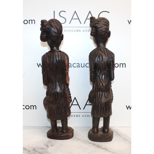 13 - Wooden Carved Figures
Height Of Tallest 45cm...