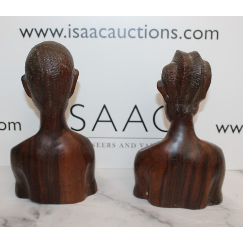 15 - Wooden Carved Busts
Height 25cm...