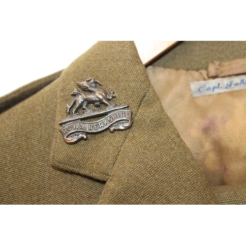 308 - Royal Berkshire Captain John Terry 51938 Uniform with Insignia