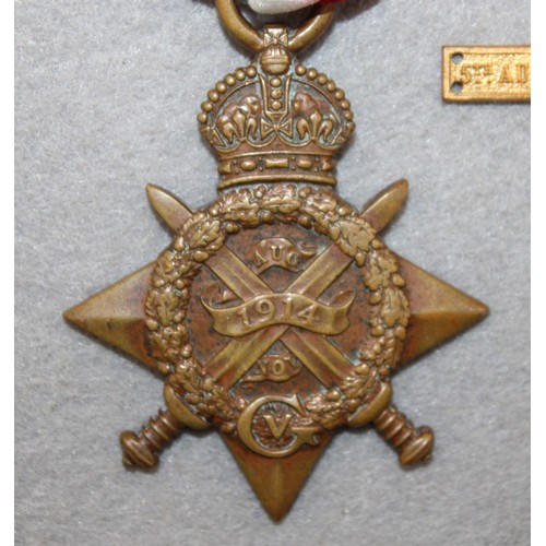 355 - WWI 1914 Star Medal 8166 PTE L. DARWALL. R.A.M.C.

Replacement Bar Included