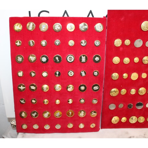 312 - Quantity Of Collectable Buttons On Boards