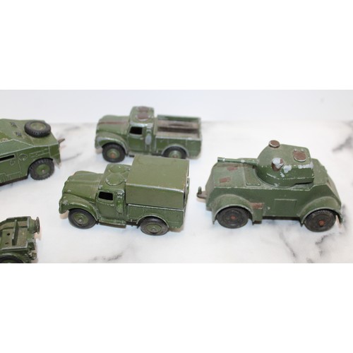 820 - Selection Of Collectable Army Vehicles Etc Inc- DINKY TOYS/LONE STAR/MINIC-TOYS/DINKY SUPER TOYS...