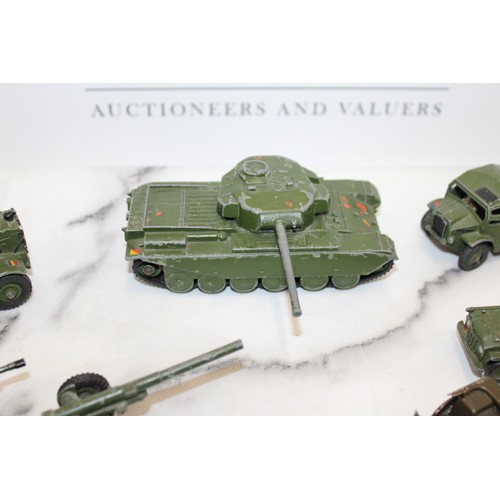 820 - Selection Of Collectable Army Vehicles Etc Inc- DINKY TOYS/LONE STAR/MINIC-TOYS/DINKY SUPER TOYS...