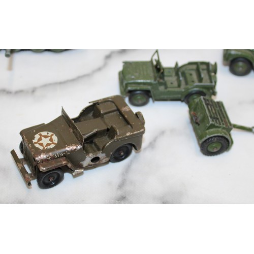 820 - Selection Of Collectable Army Vehicles Etc Inc- DINKY TOYS/LONE STAR/MINIC-TOYS/DINKY SUPER TOYS...