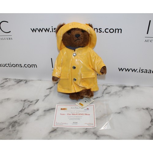 826 - A Collectable RNLI Steiff Bear (Sam) H:29cm