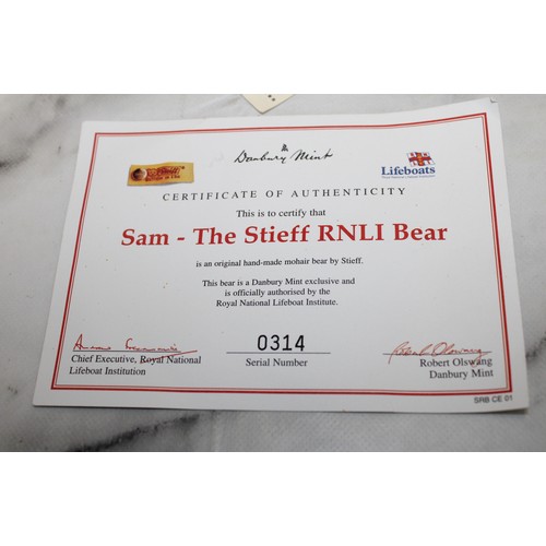 826 - A Collectable RNLI Steiff Bear (Sam) H:29cm