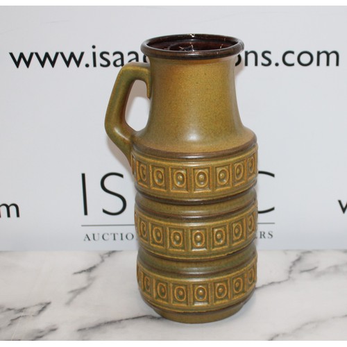 51 - Mid Century West German Ceramic Vase Height-27cm Crack On Rim As Shown In Pictures
Collection Only