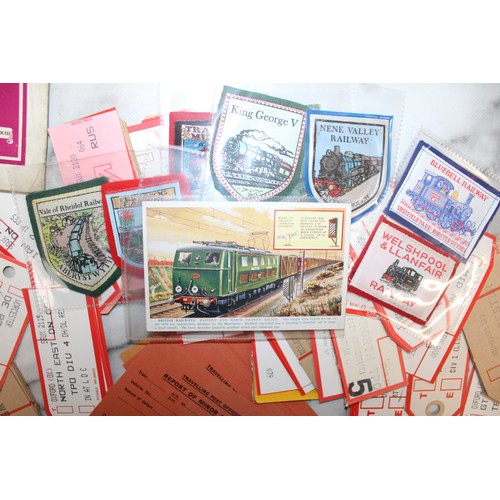 73 - Quantity Of Collectable Railway Memorabilia Inc-Badges/Postcard/The Railway Magazine 1938 July-Decem... 