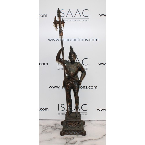 86 - A Collectable Light Weight Metal Figurine H:83cm