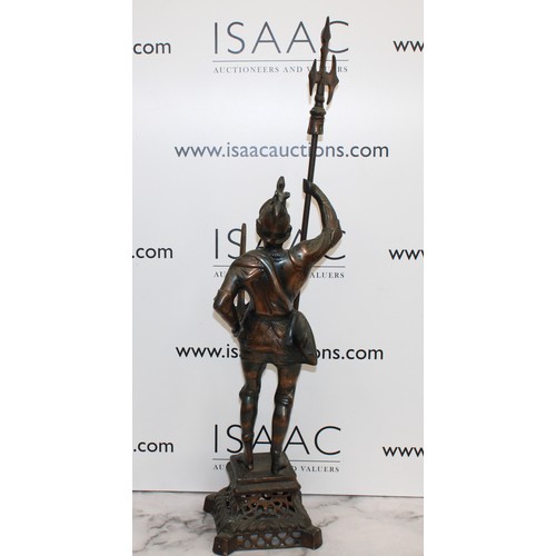 86 - A Collectable Light Weight Metal Figurine H:83cm