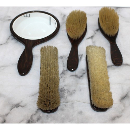 90 - Vintage Ladies Vanity Dressing Table Brushes Mirror