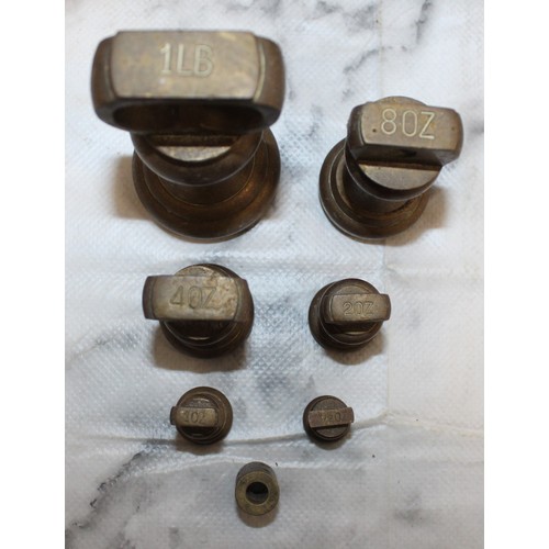 91 - Vintage Set Of Scales With Weights