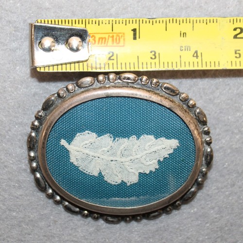 531 - Vintage Lace Silver Hallmarked Brooch