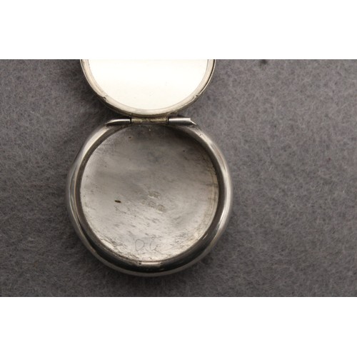 536 - Silver Hallmarked Mini Compact Pendant 4cm