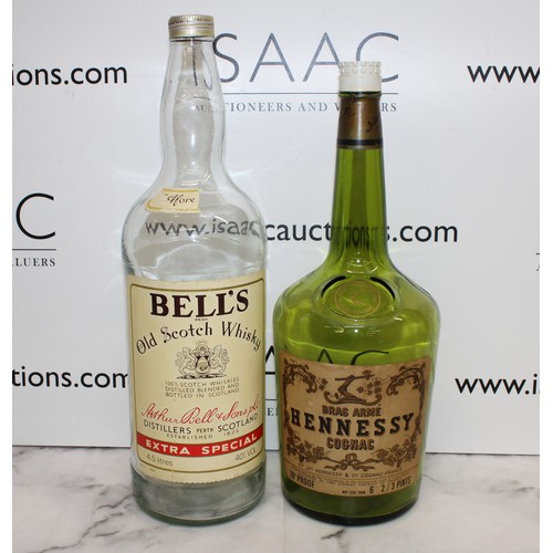 270 - 2 x Collectable Vintage Bottles Whisky/Cognac Tallest:50cm
COLLECTION ONLY