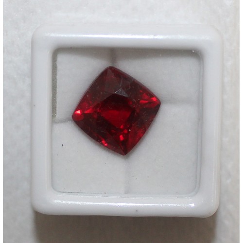 498 - 2 x GEMOLOGICAL INSTITUTE OF LABORATORY NATURAL TANZANITE & NATURAL RUBY With Original Laboratory Ce... 