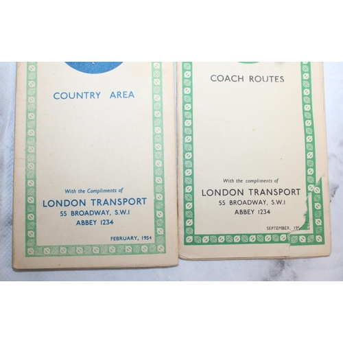 101 - Selection Of Coach Routes/Bus Maps/Rule Book/Country Buses/London Buses Maps,Routes