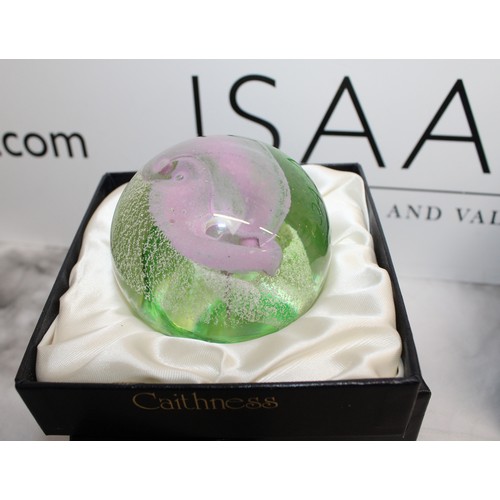 104 - 4 x Collectable Caithness Paperweights Three Boxed One Unboxed