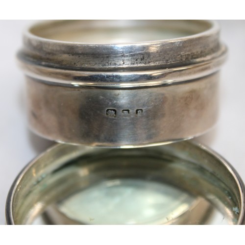 557 - WW1 Westminster Dragoons Silver Hallmarked 1873-1923 With Mirrored Inside Top Trinket Pot