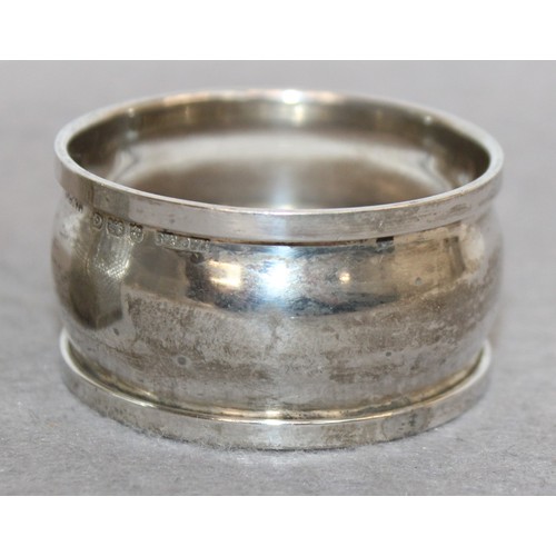 571 - Two Silver Hallmarked Birmingham Napkin Rings