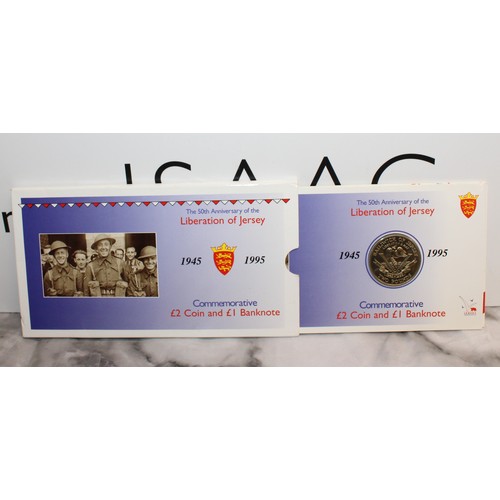 359 - Collectable £2 Coin & £1 Banknote The 50th Anniversary Of The Liberation Of Jersey