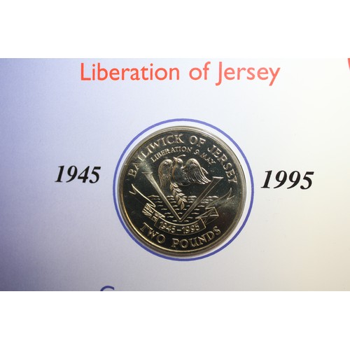 359 - Collectable £2 Coin & £1 Banknote The 50th Anniversary Of The Liberation Of Jersey