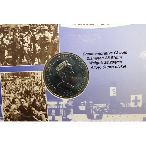 359 - Collectable £2 Coin & £1 Banknote The 50th Anniversary Of The Liberation Of Jersey