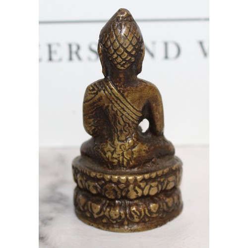 31 - Indian Bronze Shakyamuni Buddha Late 19th Century Height-9cm