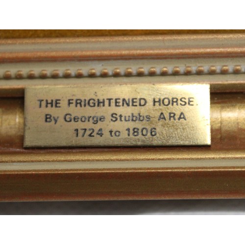 113 - A Collectable Boxed Wedgwood 225th Anniversary 1759-1984 The Frightened Horse Plaque In Black Basalt... 